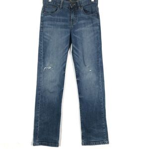Lucky Brand Womens Straight Leg Mid Rise Jeans Size 14/27 Medium Wash